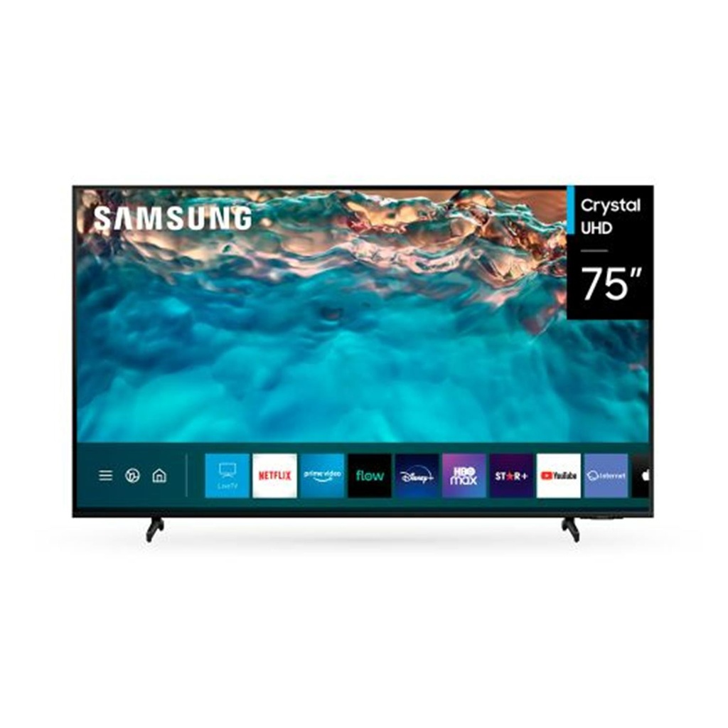 Pantalla Samsung 75 Pulgadas Smart TV Crystal UHD a precio de socio