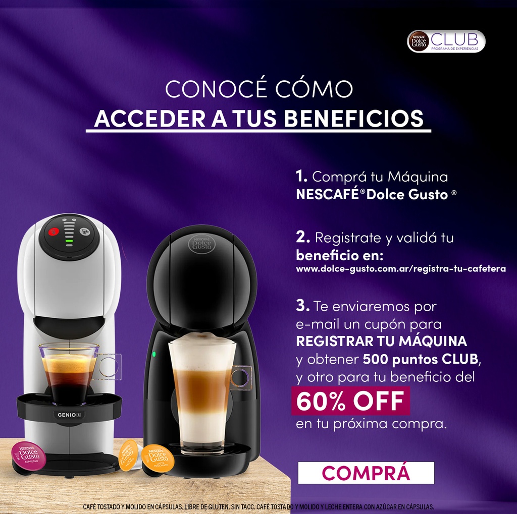 Cafetera Dolce Gusto Piccolo XS Roja