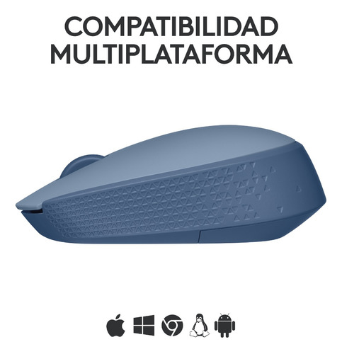 Mouse Inalambrico Logitech M170 Azul