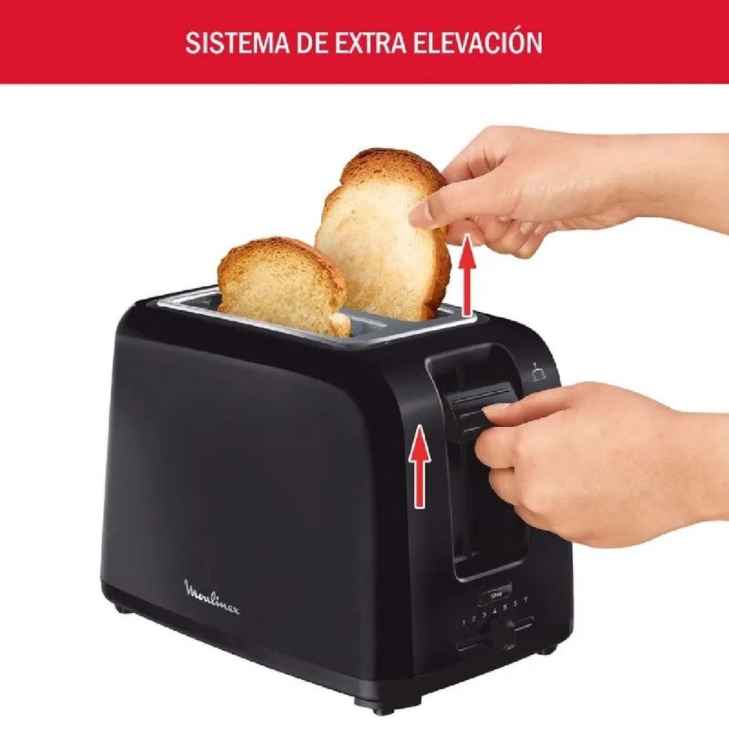 Tostadora Moulinex Vita LT1A1858 Negra