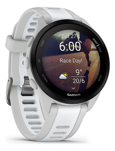 Smartwatch Garmin Forerunner 165 Amoled Tactil Botones Blanco