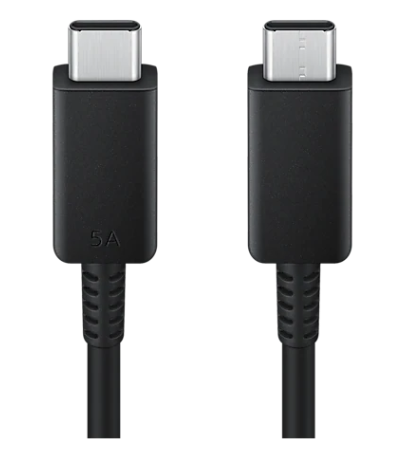 Cable Tipo C a C de 1.8m | Max 5A, 100W Color Negro