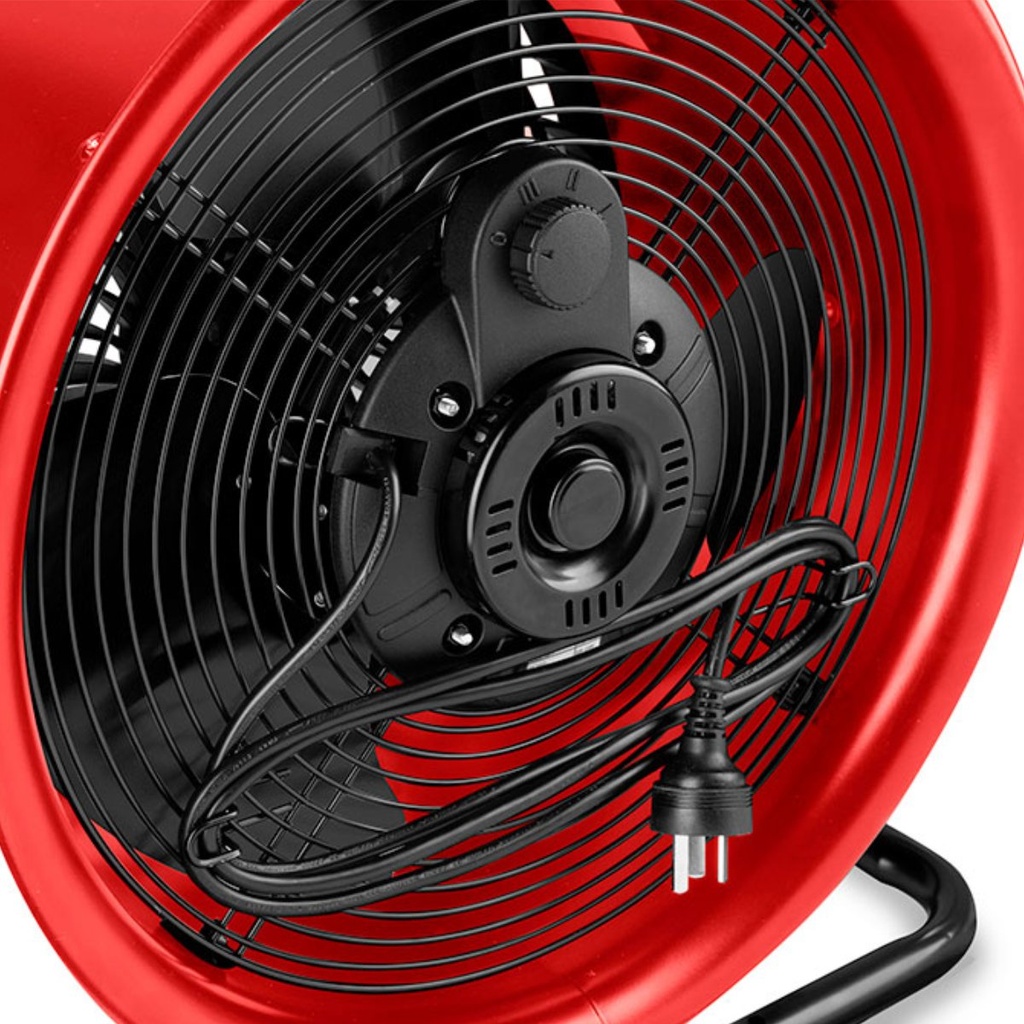 Ventilador Turbo Industrial Ciclónico Rojo 16" 200w 3 en 1 Liliana