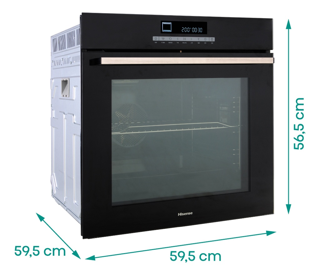 Horno Eléctrico Hisense Empotrable 73 Litros Negro 94BI66331AG