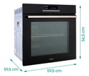Horno Eléctrico Hisense Empotrable 73 Litros Negro 94BI66331AG