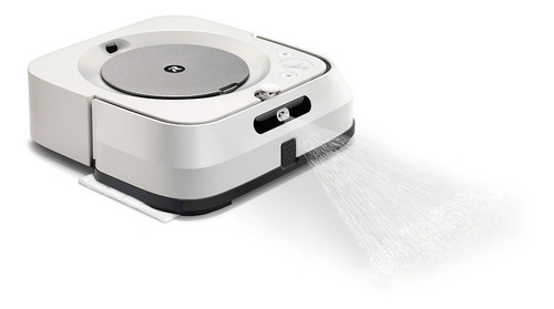 Aspiradora Robot Braava Jet M6 iRobot Trapeador Conexión Wi-fi Blanca