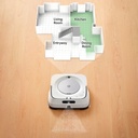 Aspiradora Robot Braava Jet M6 iRobot Trapeador Conexión Wi-fi Blanca