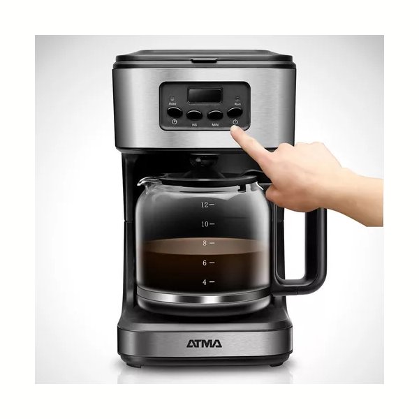 Cafetera Atma 1,8 Litros Filtro Digital Con Timer Y Reloj Ca8182p