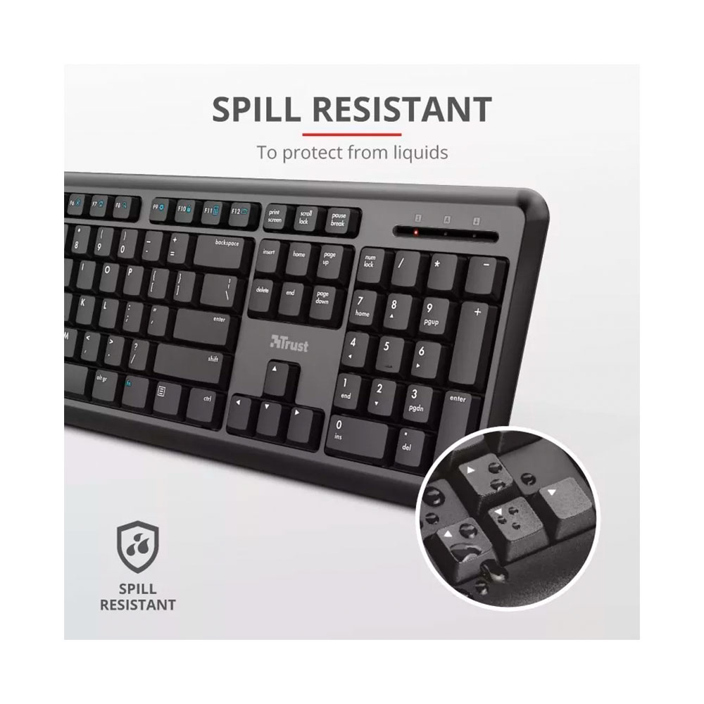 Teclado Y Mouse Trust Ody Wireless Es 