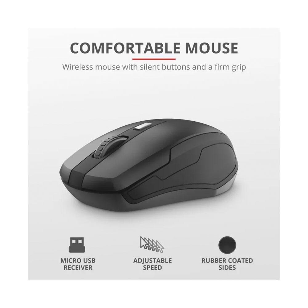 Teclado Y Mouse Trust Ody Wireless Es 