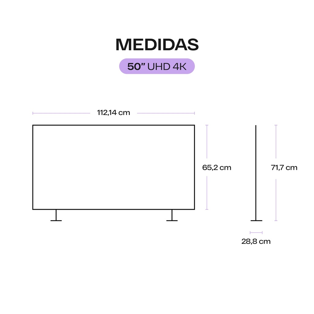 Smart Tv Qüint 50 Hd         