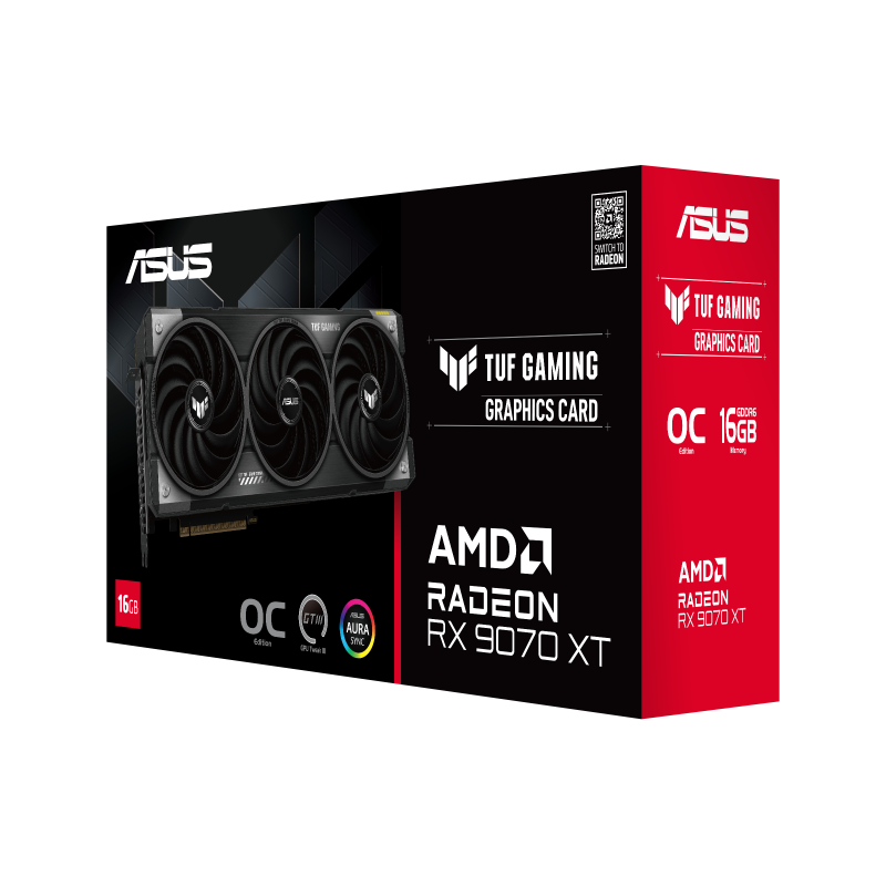 Placa de video TUF Gaming GeForce RTX 9070 OC Edition 16 GB
