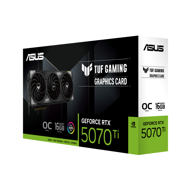 Placa de video AsusTUF Gaming GeForce RTX 5070 Ti OC Edition 16 GB