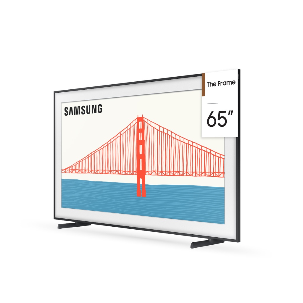 Smart Tv Samsung 65" The Frame Art Mode Qled 4K UHD LS03B Beige