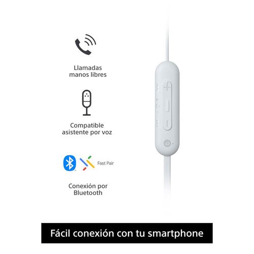 Auriculares Sony WI-C100/WZUC White