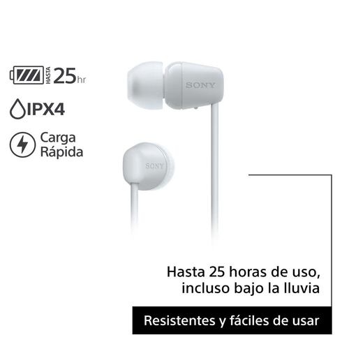 Auriculares Sony WI-C100/WZUC White