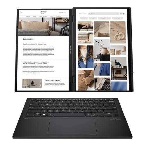 ASUS Zenbook Duo Intel Core Ultra 9 Processor 120Hz 32GB 1TB