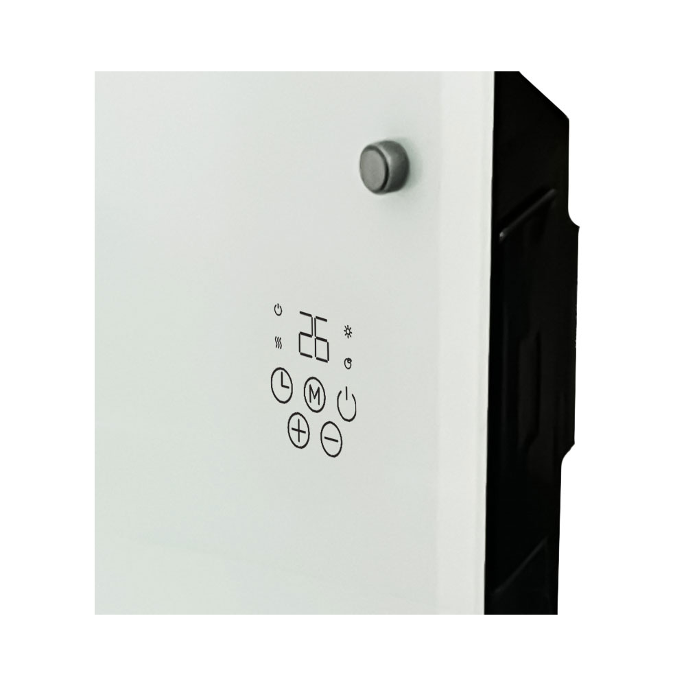TURBOCALEFACTOR DE PIE/PARED LILIANA 1200/2200 w BLANCO VIDRIO PPV450