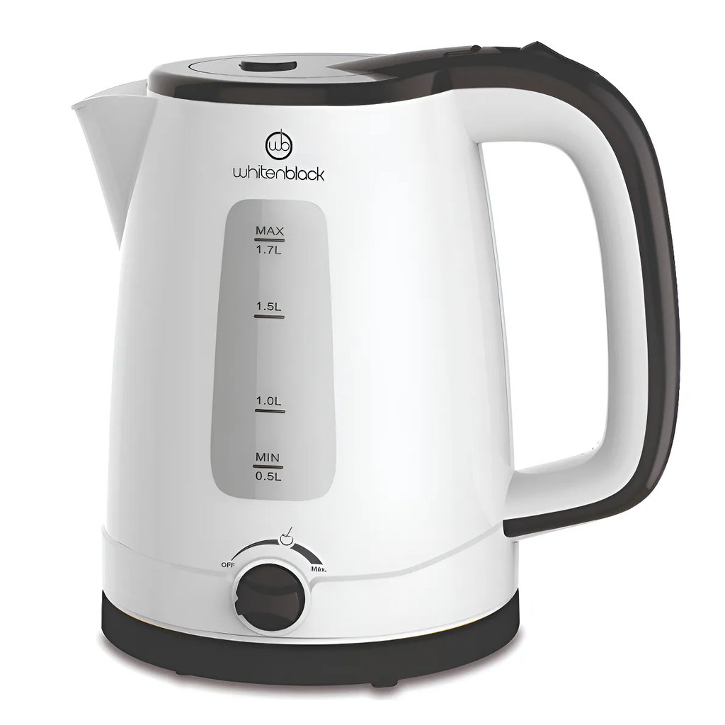 Pava Eléctrica Whitenblack 1,7 Litros         