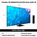 Smart TV Samsung 85" QLED 4K Serie Q70C