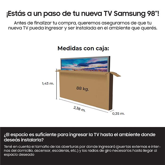 Smart TV Samsung 98" QLED 4K Q80C