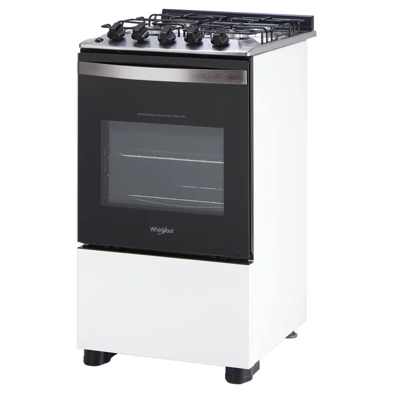 Cocina A Gas Whirlpool 4 Quemadores Blanca