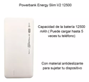 Powerbank Foxbox Energy Slim V2 12500 Mah Blanco