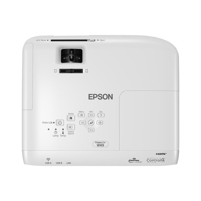 Proyector Powerlite Epson W49 3800 Lúmenes