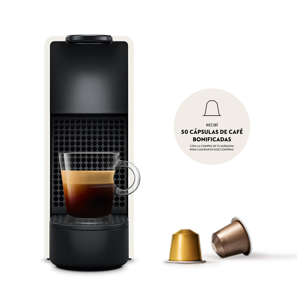 Cafetera Nespresso Essenza Mini C Blanca        