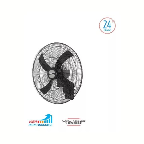 Ventilador de Pared Liliana 24" Frente Y Dorso Metalico