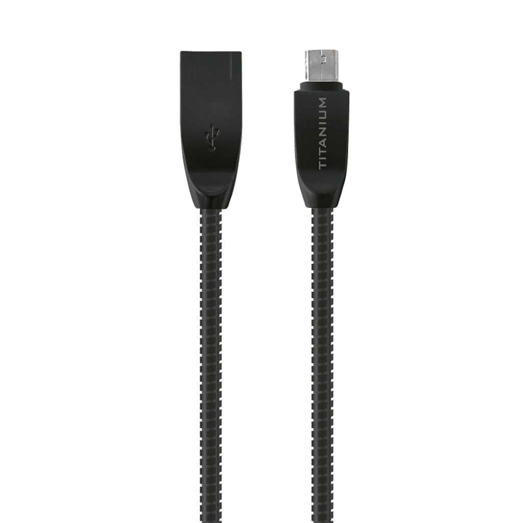 Cable Foxbox Titanium Type-C Negro