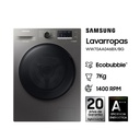 LAVARROPAS SAMSUNG 7 KG 1400 RPM SILVER C.FRONTAL INVERTER WW70AA046XU