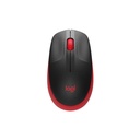 Mouse Logitech Inalambrico M190 Rojo