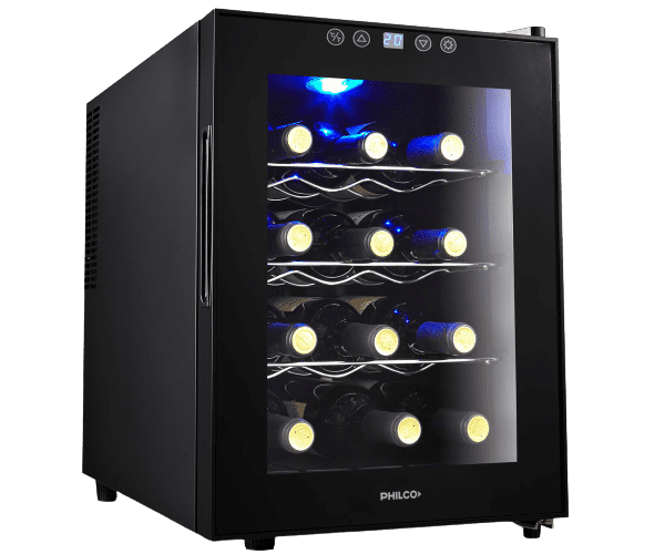 Cava De Vinos Philco Termoeléctrica 12 Botellas       