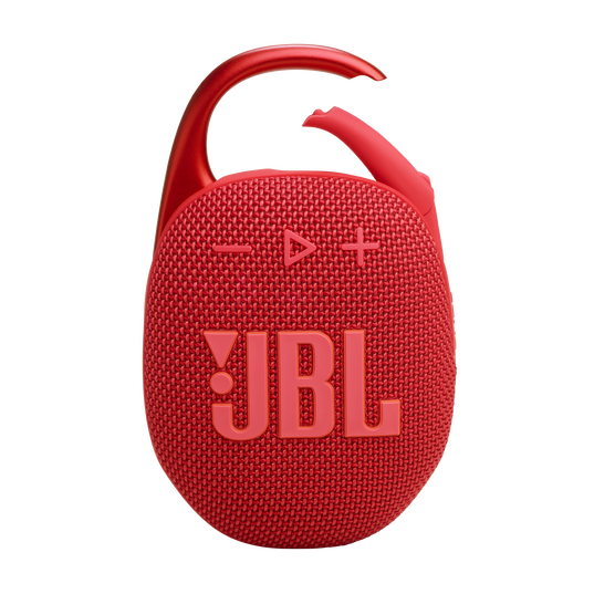 Parlante Portátil Jbl Clip 5 Con Bluetooth Impermeable Rojo