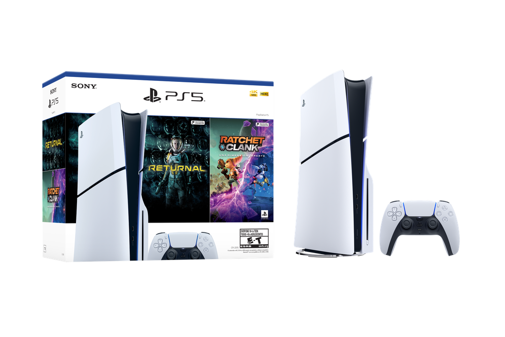 Consola Sony Playstation 5 Slim Standard 1TB Ratchet & Clank: Rift Apart Returnal Blanco 2022