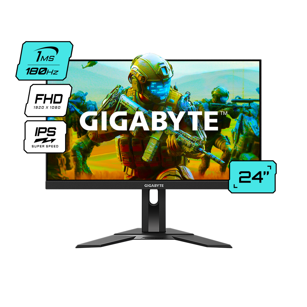 Monitor Gaming Gigabyte 23,8" IPS Full HD 165hz/oc180hz 1ms