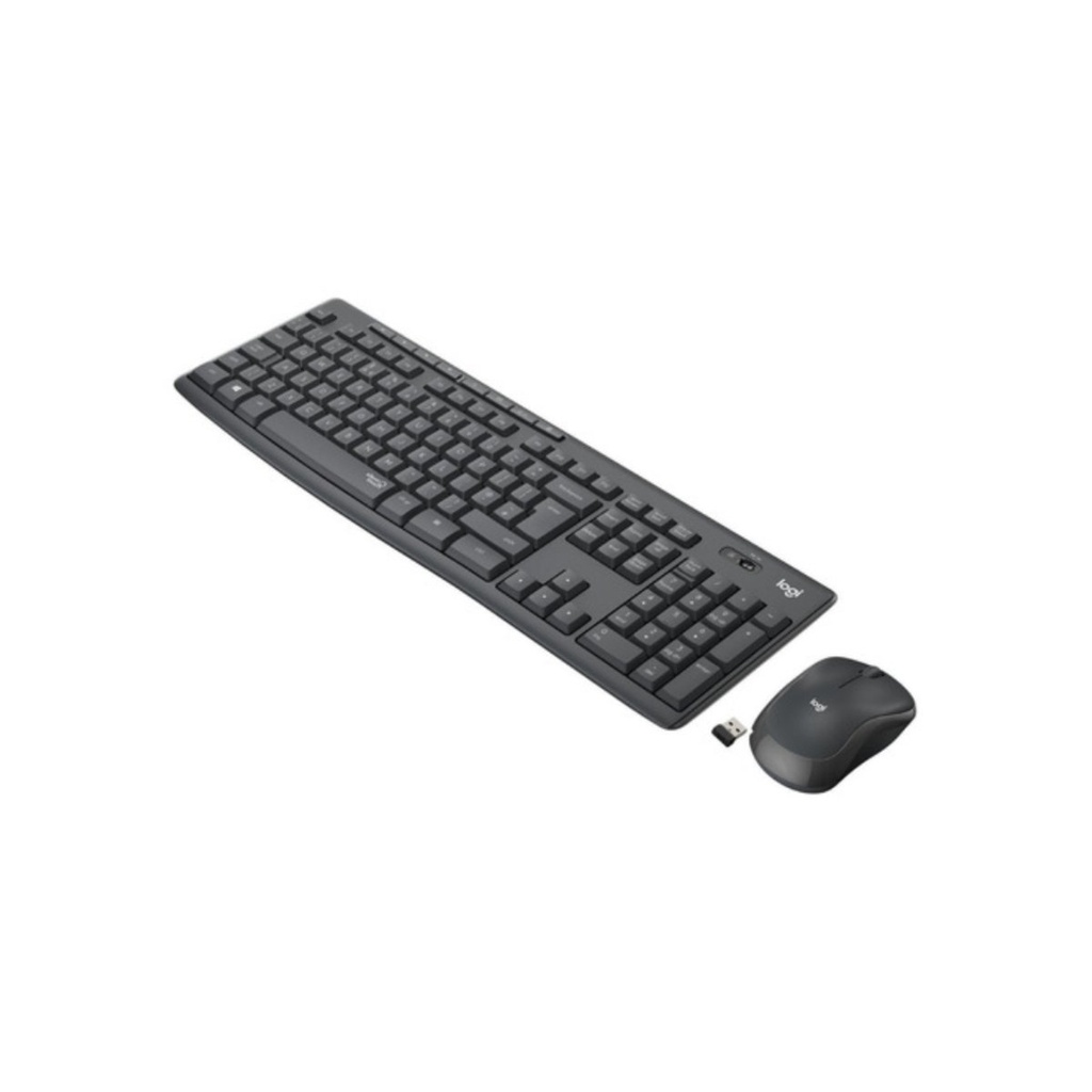 Mouse Y Teclado Logitech MK295 Silent Wireless Negro