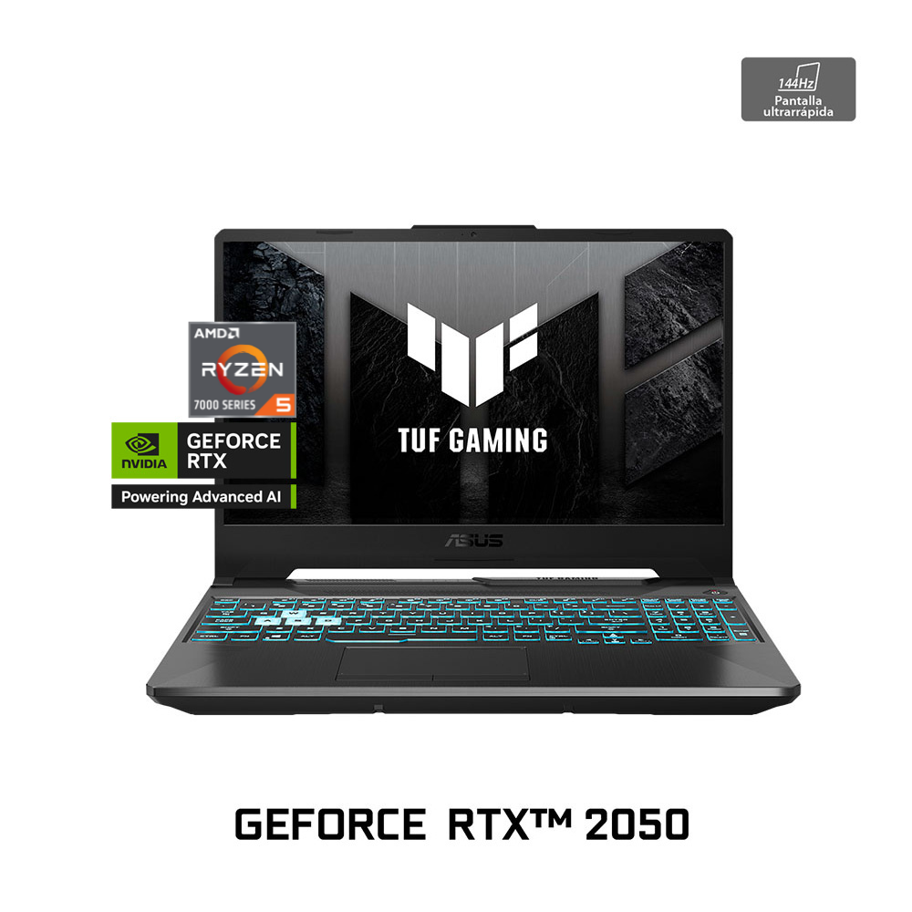 Notebook Gamer Asus Tuf Gaming A15 NVIDIA GeForce RTX 2050 Ryzen 5 7535Hs 512Ssd 16Gb Fa506Nf-Hn008W