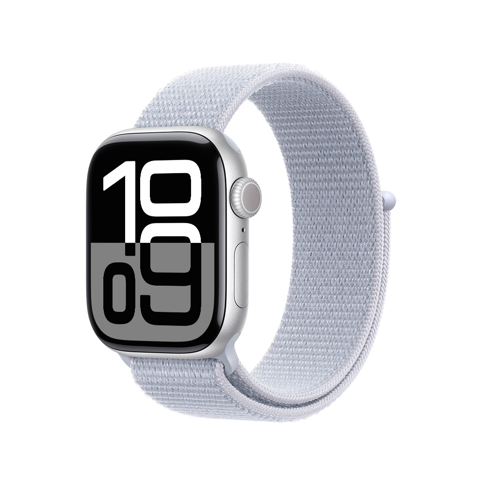 Apple Watch Series 10 GPS 42mm Jet Black Aluminium Case with Black Sport Band - M/L