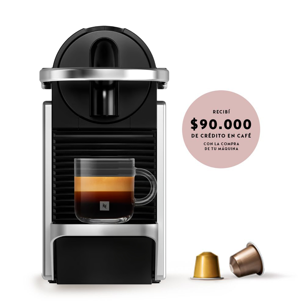 Cafetera Nespresso Pixie Silver
