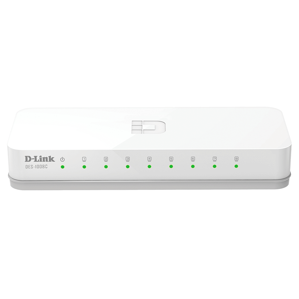 Swtich D-Link DES-1008C - 8 Port 10/100