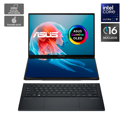 [UX8406MA-PZ027W] Notebook ASUS Zenbook DUO OLED Intel® Core™ Ultra 9 de 16 Núcleos 32GB 1TB UX8406MA-PZ027W