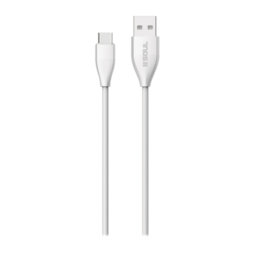 [USB-STYPE1BL] Cable Usb Soft Type-C 1 Mt Blanco