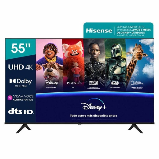 [9155A64H] Smart Tv Hisense 55 Uhd 4K        