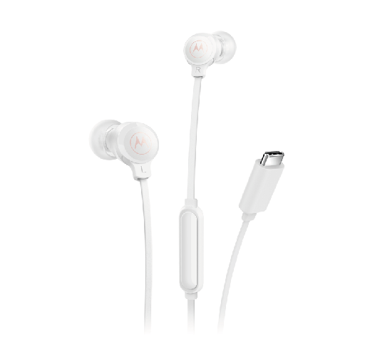 [94EBUDS3CSWHNS] Auriculares In-Ear Motorola Cable Tipo C Earbuds