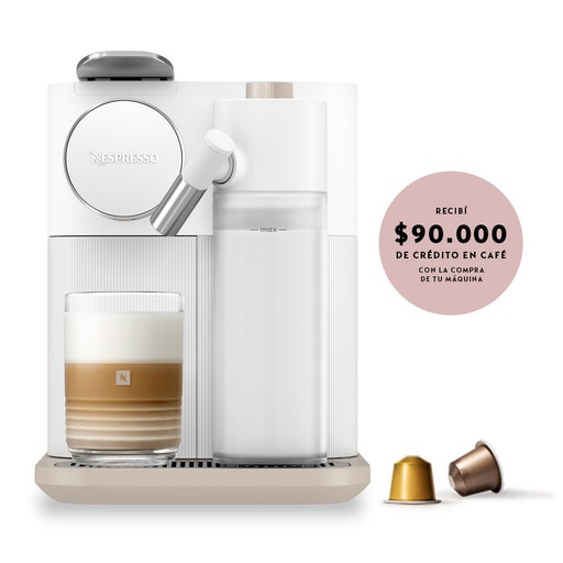 [F541-AR-WH-NE] Cafetera Nespresso Gran Lattissima Blanca