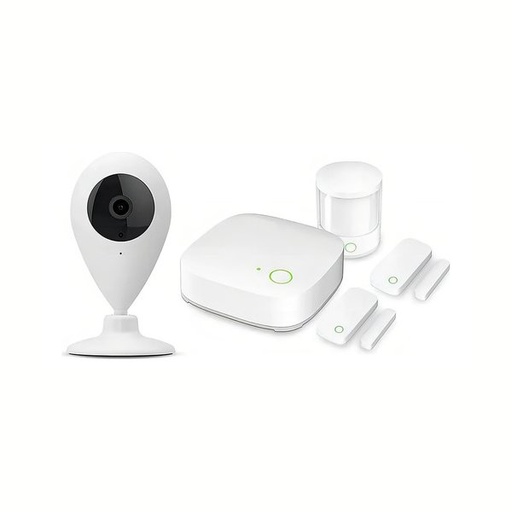 [11900159224] Kit Camara Seguridad Gynoid Hd Sensores Puerta Ventana Wifi