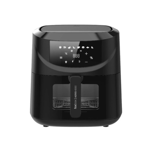 [AERIS-8000] Freidora De Aire Foxbox Sin Aceite 8 Litros 2000W Color Negro