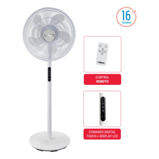 [VP16D] Ventilador Liliana 16 Pulgadas Digital Control Remoto Vp16D